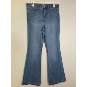 Sofia Jeans by Sofia Vergara Melisa Flare High Waist Denim Blue Jeans Size 10
